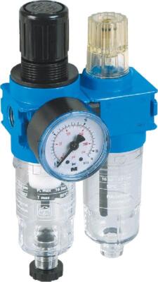 Wartungseinheit 3-tlg. - Standard - G 1/4 bis G 1 1/2 - PE max. 25 Wartungseinheit 3-tlg. - Standard - G 1/4 bis G 1 1/2 - PE max. 25