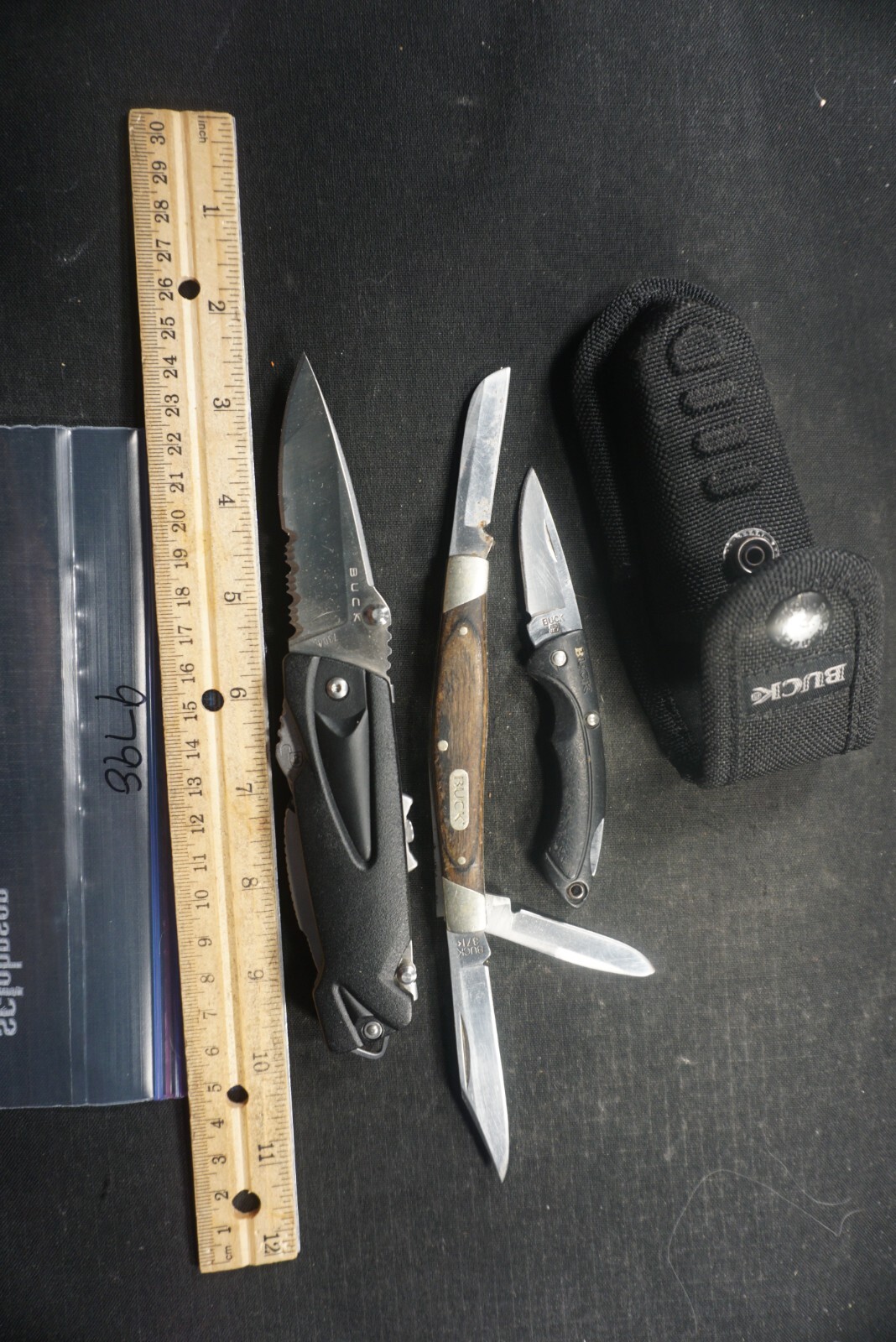 9798 Three Buck pocket knives eBay