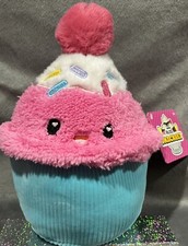 Russ Snackeez Rainbow Happy Birthday Cupcake Dessert Plush Kawaii Food Plushie
