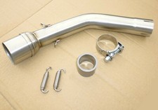 Silenziatore Marmitta Centrale Tubo Per Vespa GTS, Gtv, 125, 250 300cc Inox