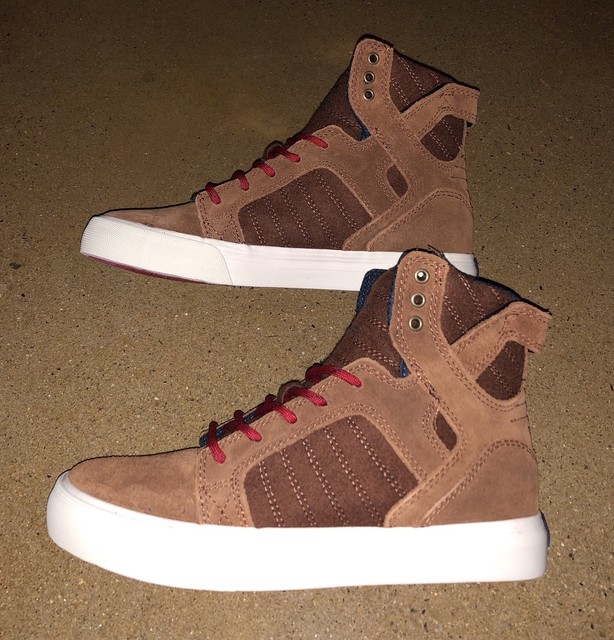 Supra Skytop Chad Muska Kids Size 4 US High Top BMX DC Skate Shoes Deadstock | eBay