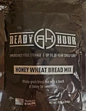 1 Ready Hour Entree/Military Meal/Survival Food /Camping: Honey Wheat Bread Mix