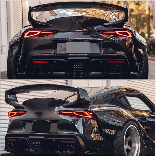 Für Toyota Supra A90 GR 2019-2024 Echt Kohlefaser Heck Kofferraum Deckel Flügel Spoiler - Bild 12 von 12