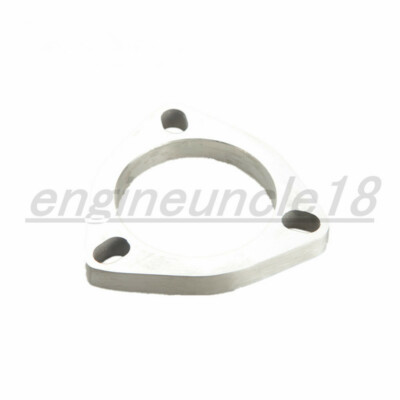 2.5'' 64mm ID SS304 Slotted Flange Exhaust Downpipe Pipe Catback Header 3 Bolt