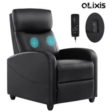 Massage Chair - Ergonomic, Bedroom Single Sofa Recliner with Lumbar Support