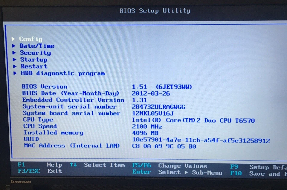 Lenovo ThinkPad SL510 15.6" Laptop Core2 Duo T6570 4GB 500GB No OS H2930 - Image 2 of 4