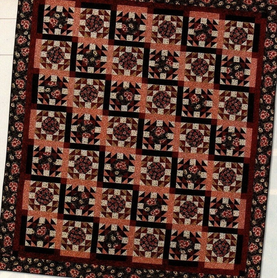 Down The Rose Path Quilt Pattern Pieced TL | eBay