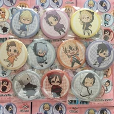SERVAMP Can Badge Cat-Colle - Kuro Tsubaki Licht Lawless Alicein Jeje Tsurugi