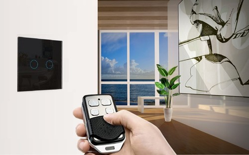 LIVOLO LICHTSCHALTER STECKDOSEN WECHSELSCHALTER DIMMER GLASRAHMEN SCHWARZ - Bild 263 von 297