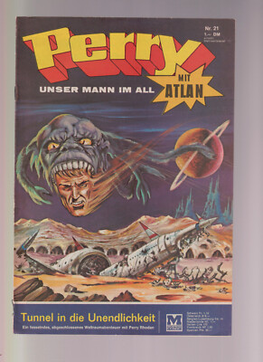 Perry Unser Mann im All Nr. 21 Original 1968 Perry Rhodan Comic ( 1 )