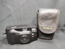 MINOLTA RIVA ZOOM AF 5 POINT SHOOT FILM PHOTO CAMERA 35mm TESTED WORKING CASE