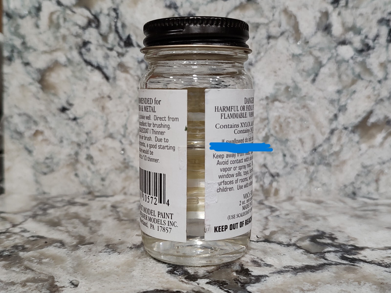 SCALECOAT MODEL RAILROAD PAINT 2oz 2 OUNCE SANDING SEALER THINNER 