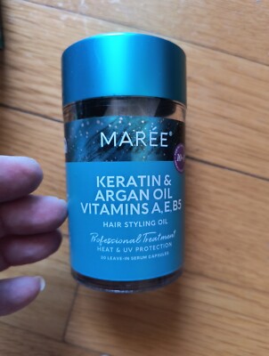 MAREE Hair Serum Healthy Hair Moisturizing Keratin Argan Oil 30 Capsules Ex 2027