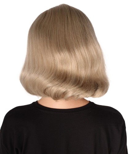 HPO Adult Women's Short Wavy Halloween Modern Wife Wig Multiple Color Options - Picture 158 of 312