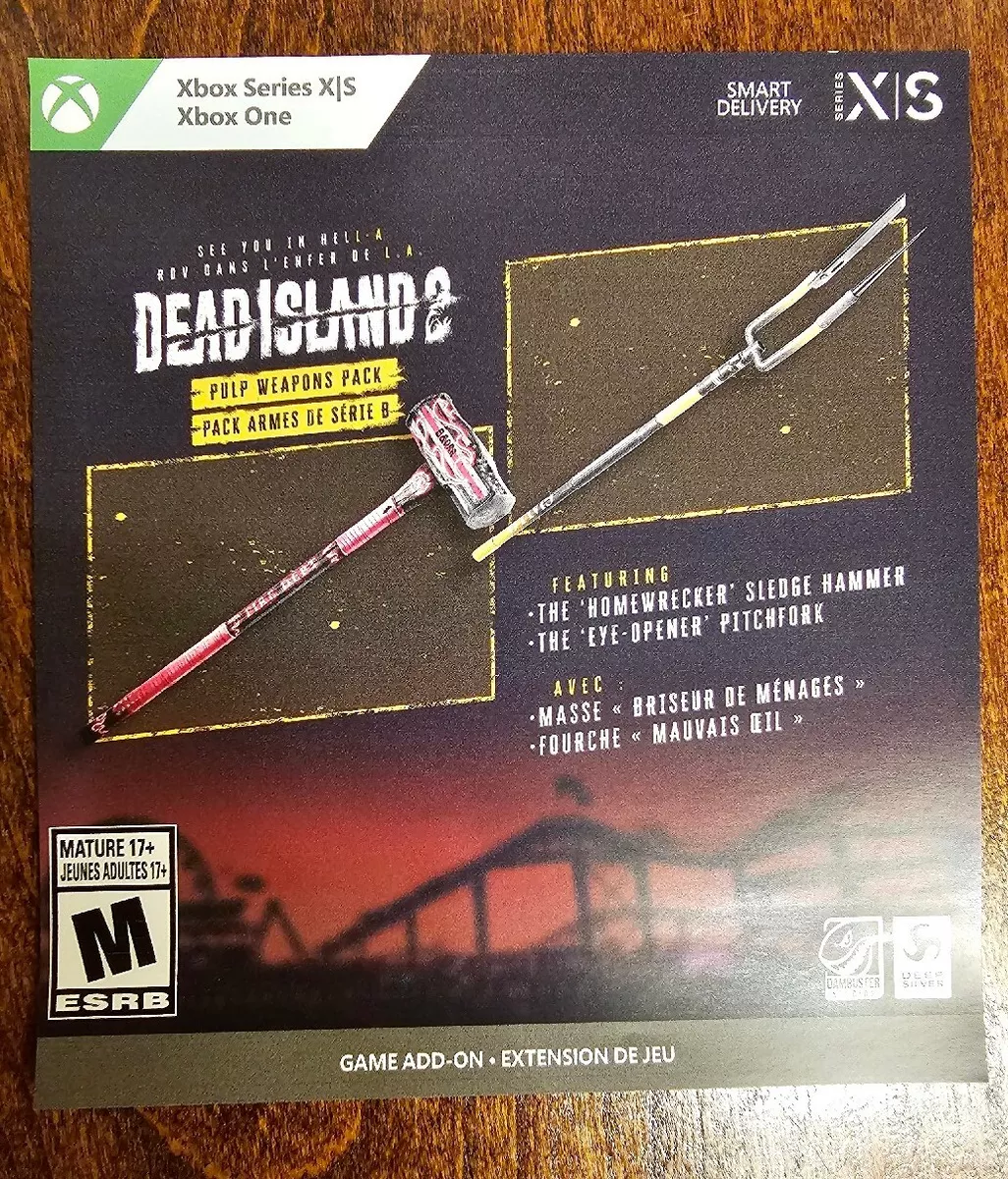 Dead Island 2 Pulp Weapons Pack Preorder Bonus XBOX | eBay