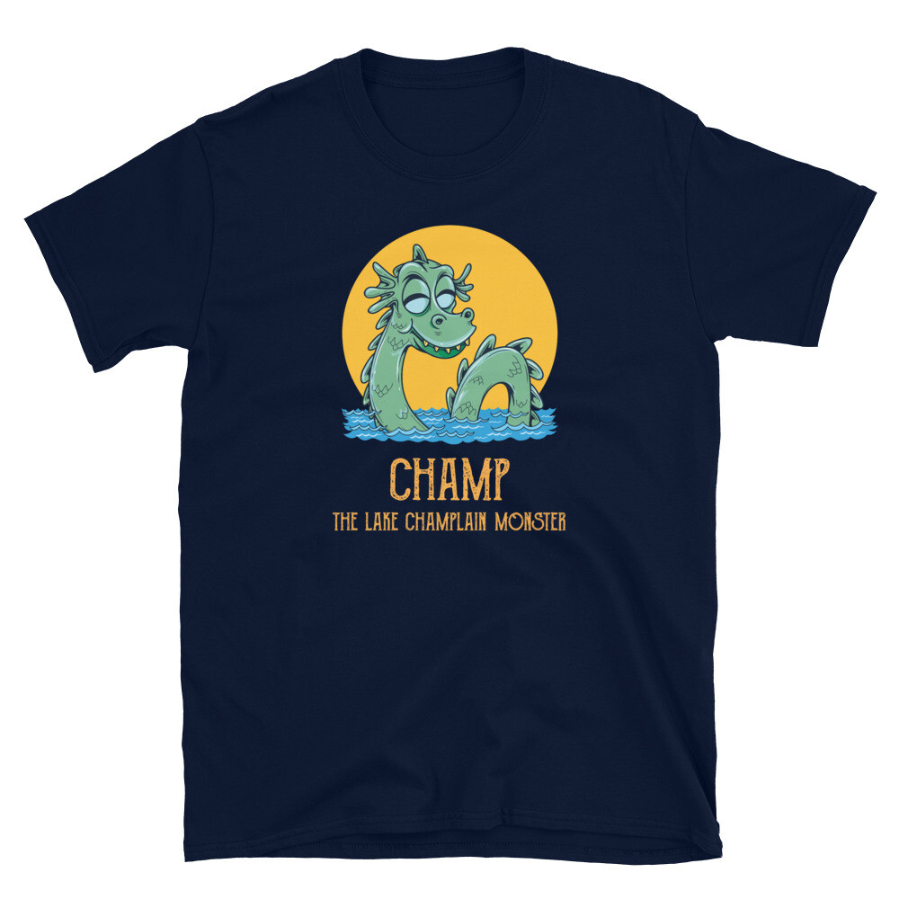 Cryptozoology Champ the Lake Champlain Monster Short-Sleeve Unisex T-Shirt