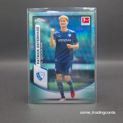 Topps Bundesliga Chrome 2023/24 Patrick Osterhage Bochum Aqua Bubble   /275