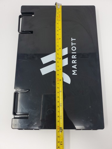 RARE! Marriot Hotel 3 Way 360 Trifold Black Mirror 12x8" with Height Adjustable - Picture 6 of 7