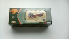 CORGI 26404 SCALE 1/50 LIMITED EDITION AEC MKV 8 WHEEL PLATFORM LORRY ED STOBART