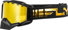 FLY RACING Zone SnoW Goggle Black/Gold W/ Gold Mirror/YelloW Lens FLB-24Z1