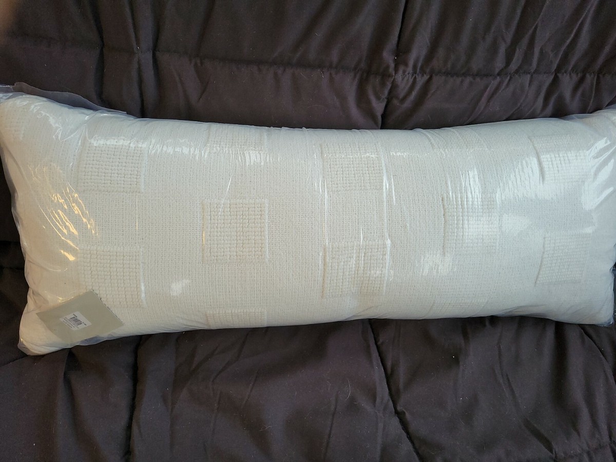 West Elm Indoor Outdoor Tufted Pillow long 14