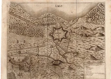 Antique Print-MAP-SIEGE DAMME-POMERANIA-GERMANY-POLAND-BALTIC SEA-Holst-ca 1676