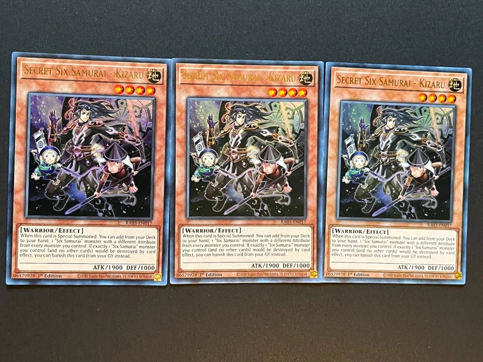 YUGIOH SIX SAMURAI DECK- RIHAN- SHI EN- ZANJI- YAICHI- IROU- ENISHI- MIZUHO NM - Image 2 of 4