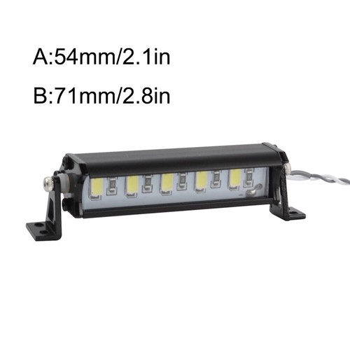 1/10 Lámpara de techo de coche de radiocontrol Barra de luces LED para Axial SCX10 II 90046 D90 Traxxas TRX4 - Imagen 7 de 7