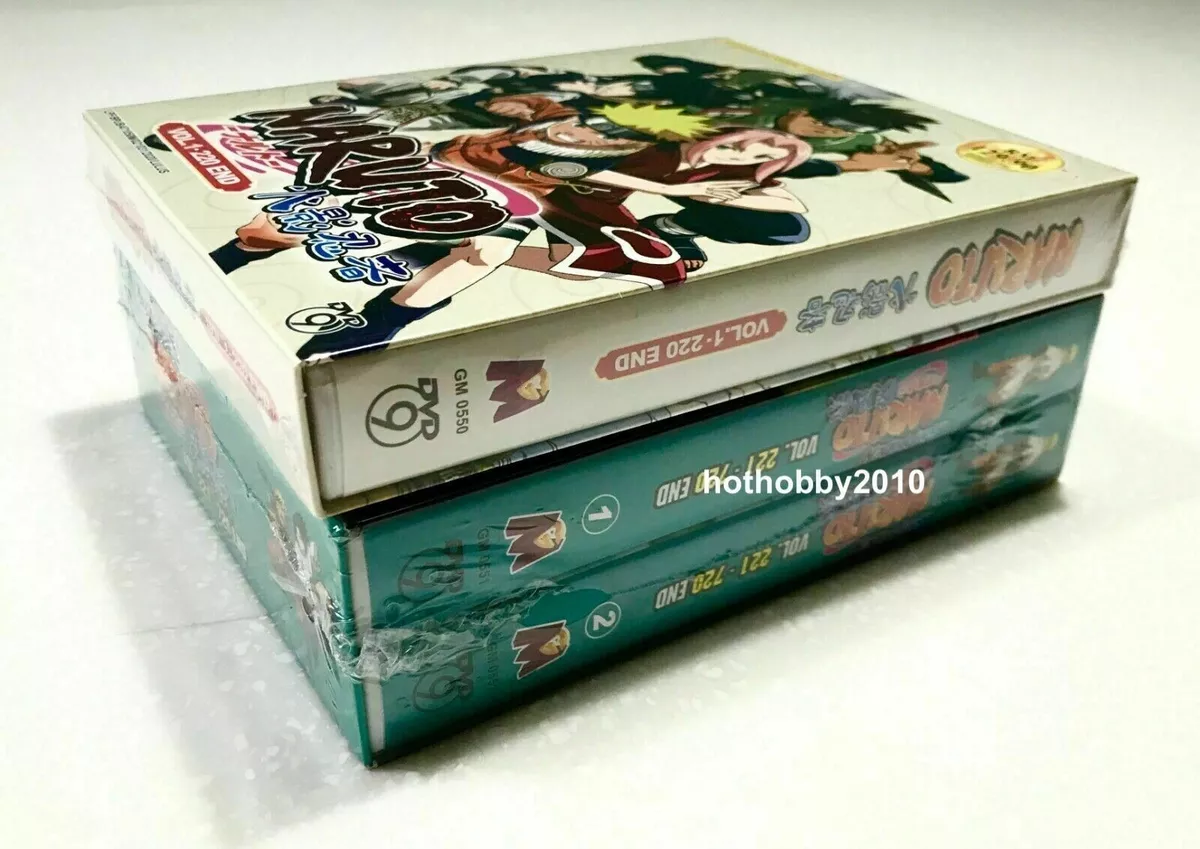 NARUTO NARUTO SHIPPUDEN COMPLETE ANIME TV SERIES DVD 1-720 EPS ENG DUB