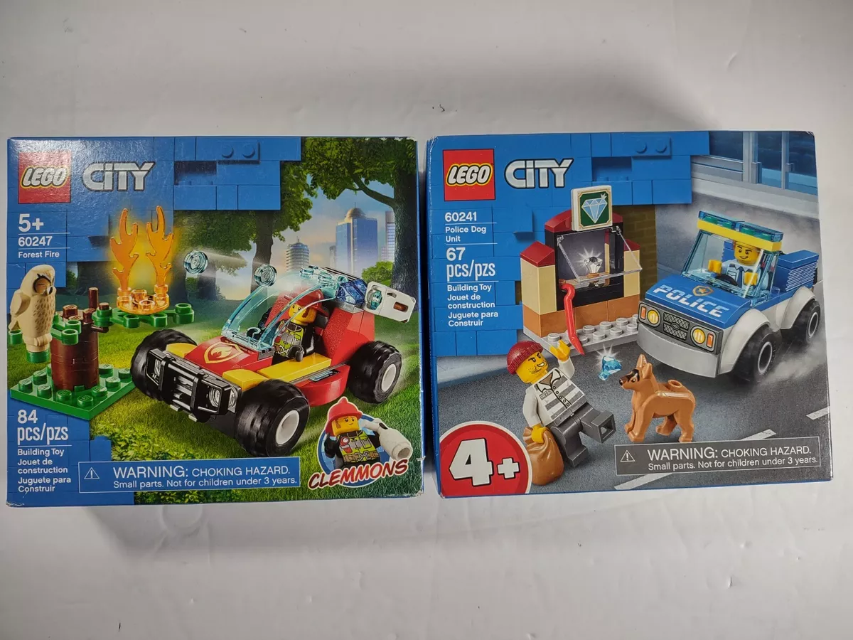 LEGO City - Forest Fire - Fire Fighter 60247 & Police Dog Unit