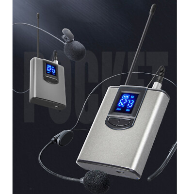 UHF Wireless Mikrofon System Revers Lavalier Headset Mikrofone für Lautsprecher