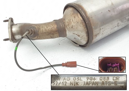 Audi A4 08-15 B8 8K2 2.0 TDI Dieselpartikelfilter DPF & SENSOREN 8K0131703F - Bild 5 von 12