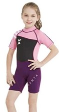 Dive And Sail Manta Surfing Beach Wear Sun Protection Wetsuit sz Girls small NWT