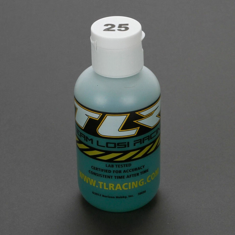 Team Losi Racing 74022 Silicone Shock Oil 25wt 250cst 4oz - Image 2 of 2