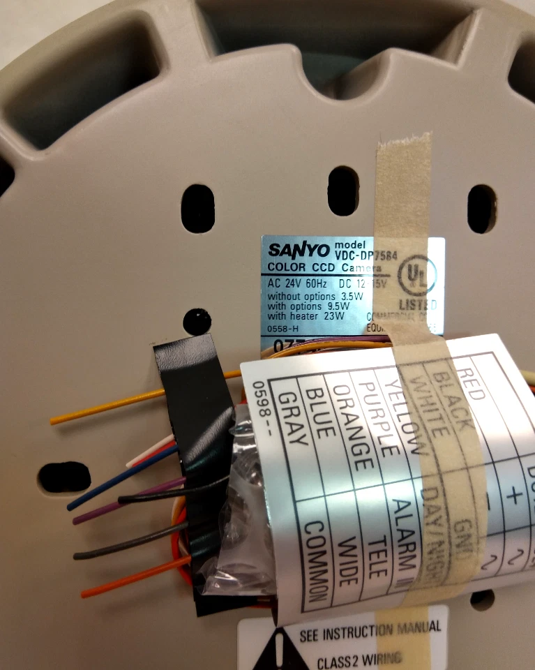 Sanyo VDC-DP7584 Vandal-Resistant Outdoor Dome camera - Image 3 of 4