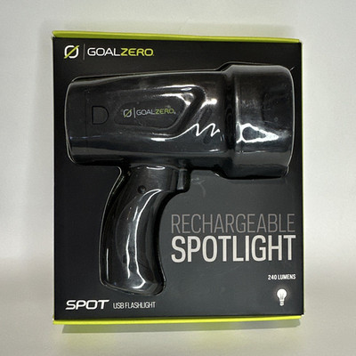 Goal Zero Spot V2 240 Lumens Rechargeable USB LED Flashlight Black IPX3