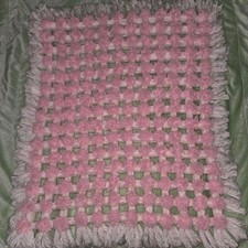 Handgefertigte Decken WKRH 100% Wolle Hergest...