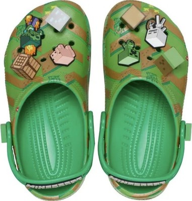 Crocs x Minecraft Classic Clog  Kids Size J2