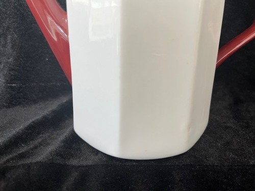 Limoges hand painted Porcelain Chocolate/Coffee pot and 4 cups RARE vtg/antique - Picture 17 of 19