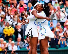 Serena Williams Venus Williams Tennis Champions Autographed 8x10 photo Reprint