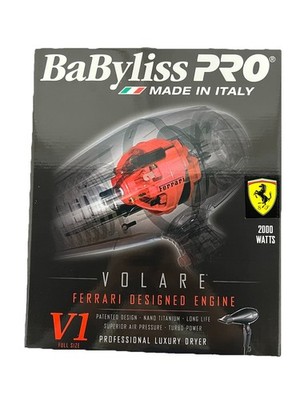 BaBylissPRO Nano Titanium Volare V1 Full-Size Dryer Ferrari-Designed Engine