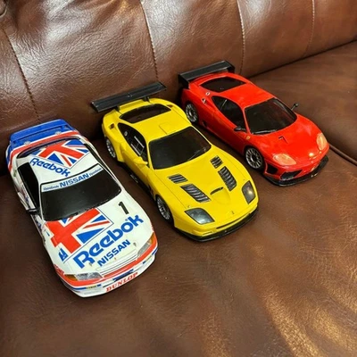 Kyosho Mini-Z Body Ferrari 575GTC & 360GTC & Skyline Reebok 3 Car Set - Photo 1/4