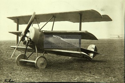 FOKKER DR.I TRIPLANE AIRCRAFT GERMANY 1910 WW1 SEPIA 4X6 POSTCARD PHOTO