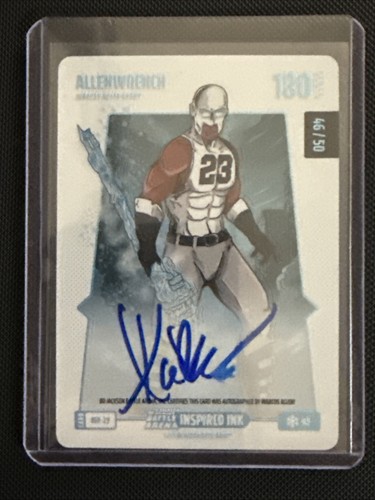 Bo Jackson Battle Arena Ice Auto Allenwrench Marcus Allen Debut 46/50 BFA-29