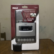 RCA Cassette Recorder Player With Stand Up Mic : RP3503