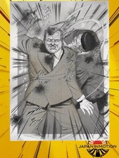 Z6001w Ai to Fukushuu no Banka Manga Original Comic Art Splash Page 22 Yakuza