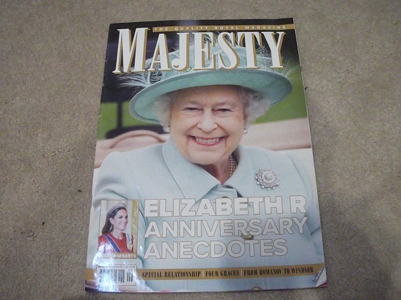 Majesty Magazine Elizabeth anniversary ancedotes September 2025 Used