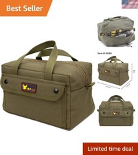 Everyday Carry Military Duffle Bag - Water-Resistant Waxed Canvas, Compact Size