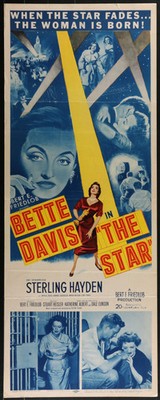 Star (1953) Original Movie Poster Insert 14x36 Bette Davis Oscar Hollywood