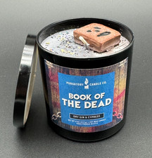 Book of the Dead Soy Wax Candle 8oz Hand Poured USA Made Necronomicon Evil Dead